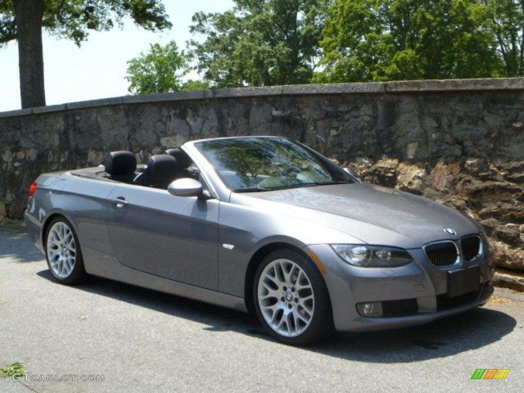 2008 3 Series 328i Convertible - Space Grey Metallic / Black photo #1