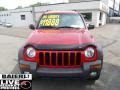 2004 Flame Red Jeep Liberty Sport 4x4  photo #2