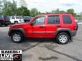 2004 Flame Red Jeep Liberty Sport 4x4  photo #4