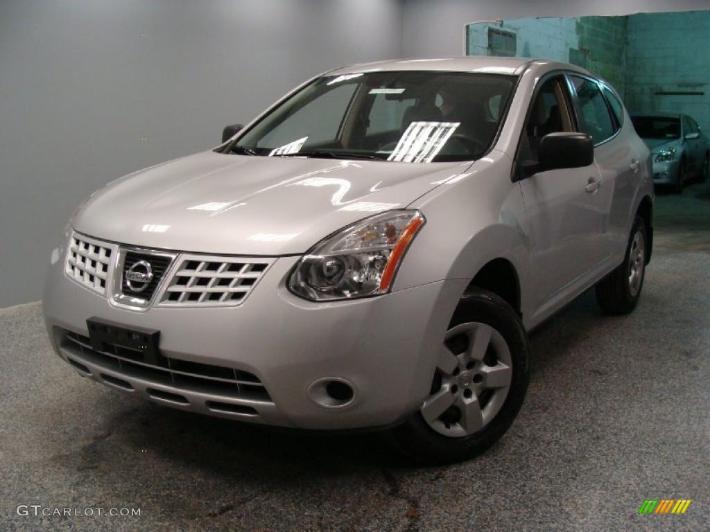 2008 Rogue S AWD - Silver Ice Metallic / Gray photo #1