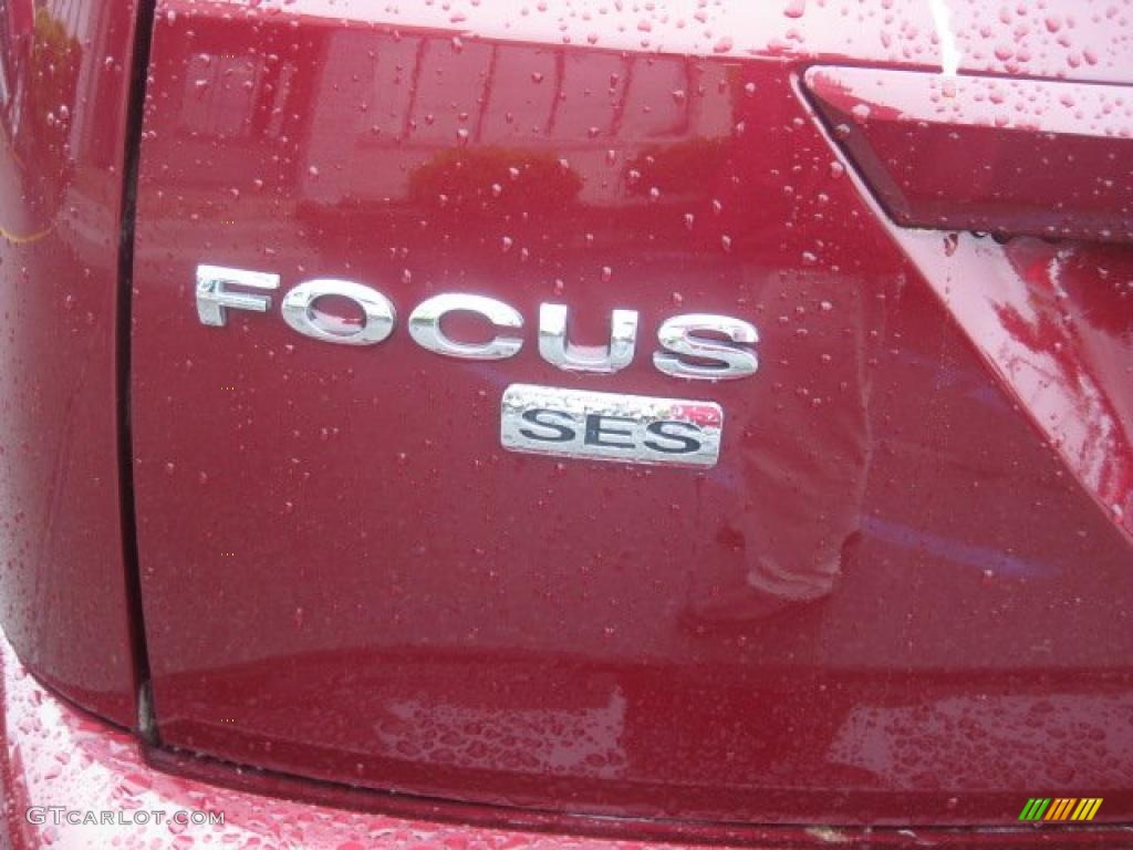 2007 Focus ZX5 SES Hatchback - Dark Toreador Red Metallic / Charcoal photo #17
