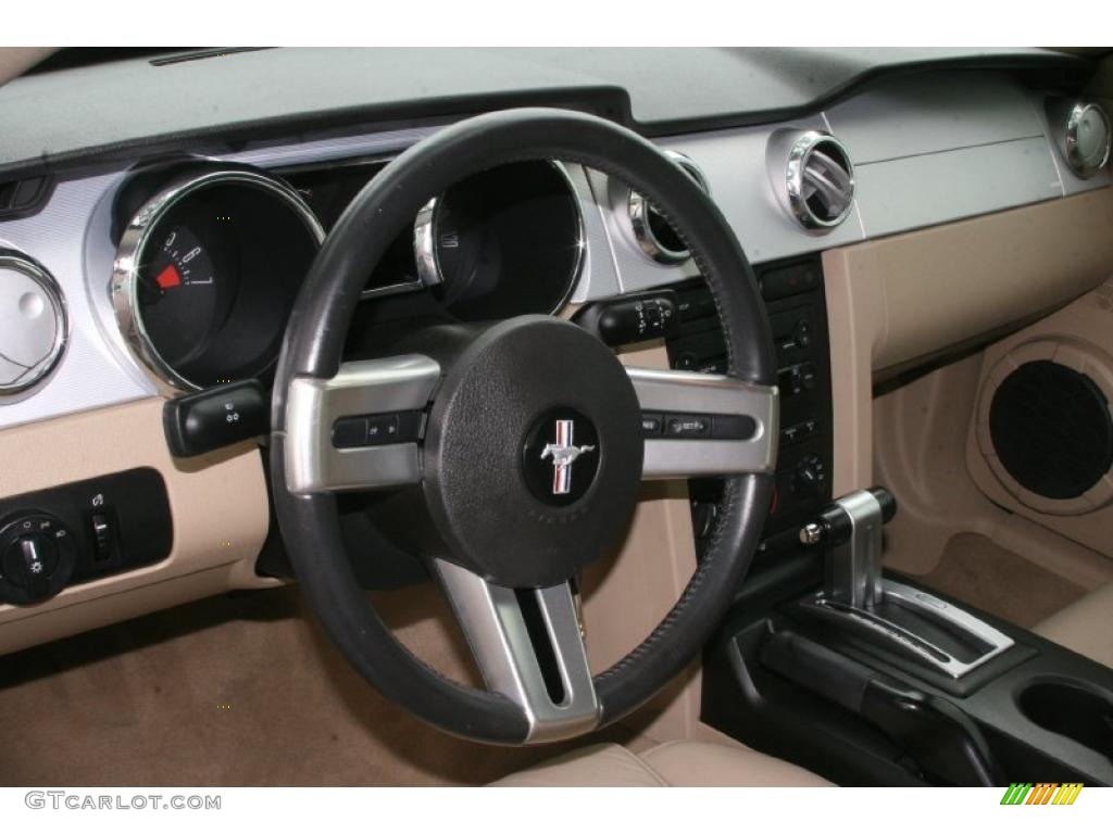 2007 Mustang V6 Premium Coupe - Windveil Blue Metallic / Light Graphite photo #10
