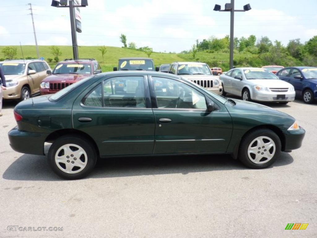 Forest Green Metallic 2002 Chevrolet Cavalier LS Sedan Exterior Photo #49817763