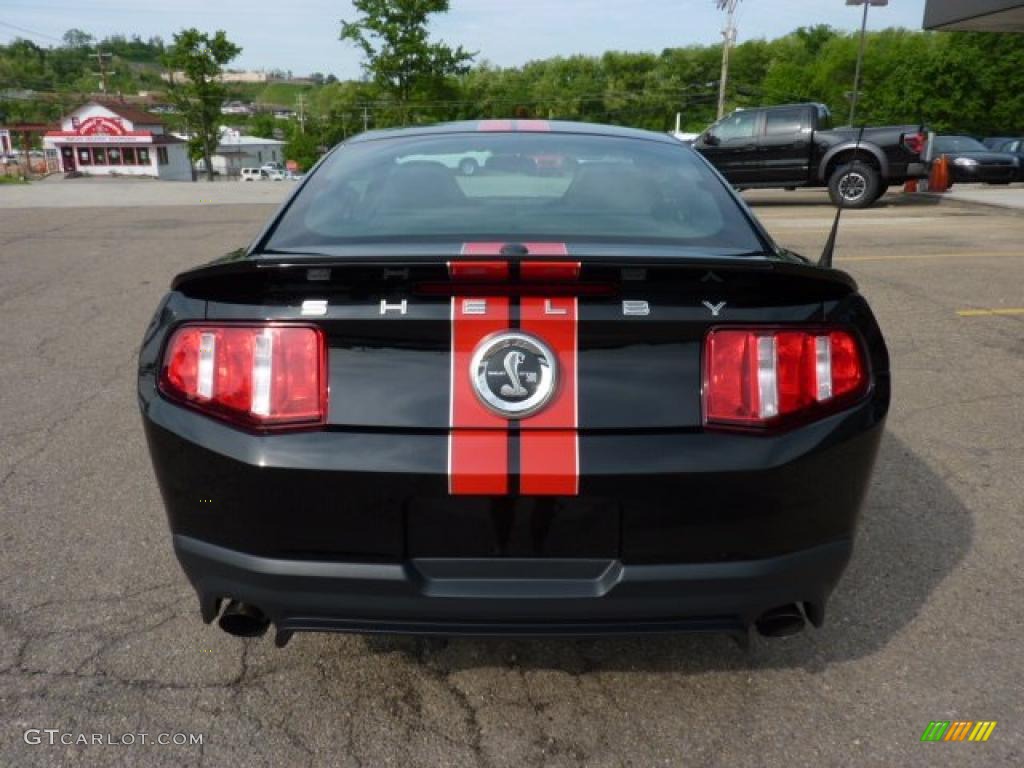 Black 2012 Ford Mustang Shelby GT500 SVT Performance Package Coupe Exterior Photo #49817775