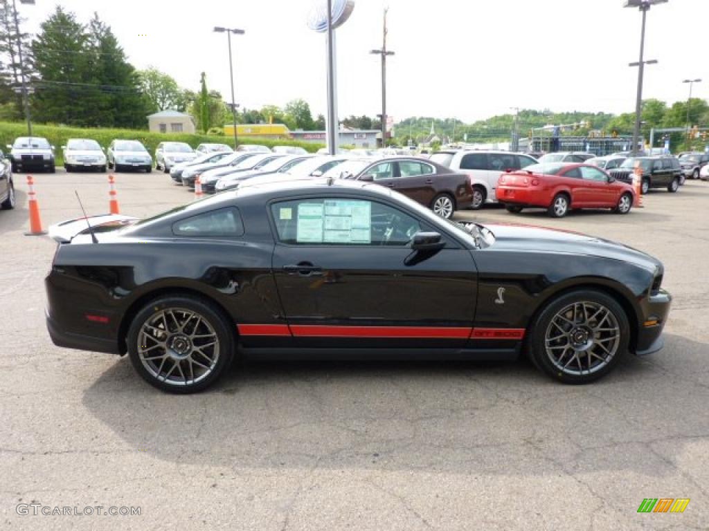 Black 2012 Ford Mustang Shelby GT500 SVT Performance Package Coupe Exterior Photo #49817805