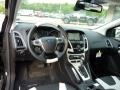 Arctic White Leather 2012 Ford Focus Titanium 5-Door Dashboard