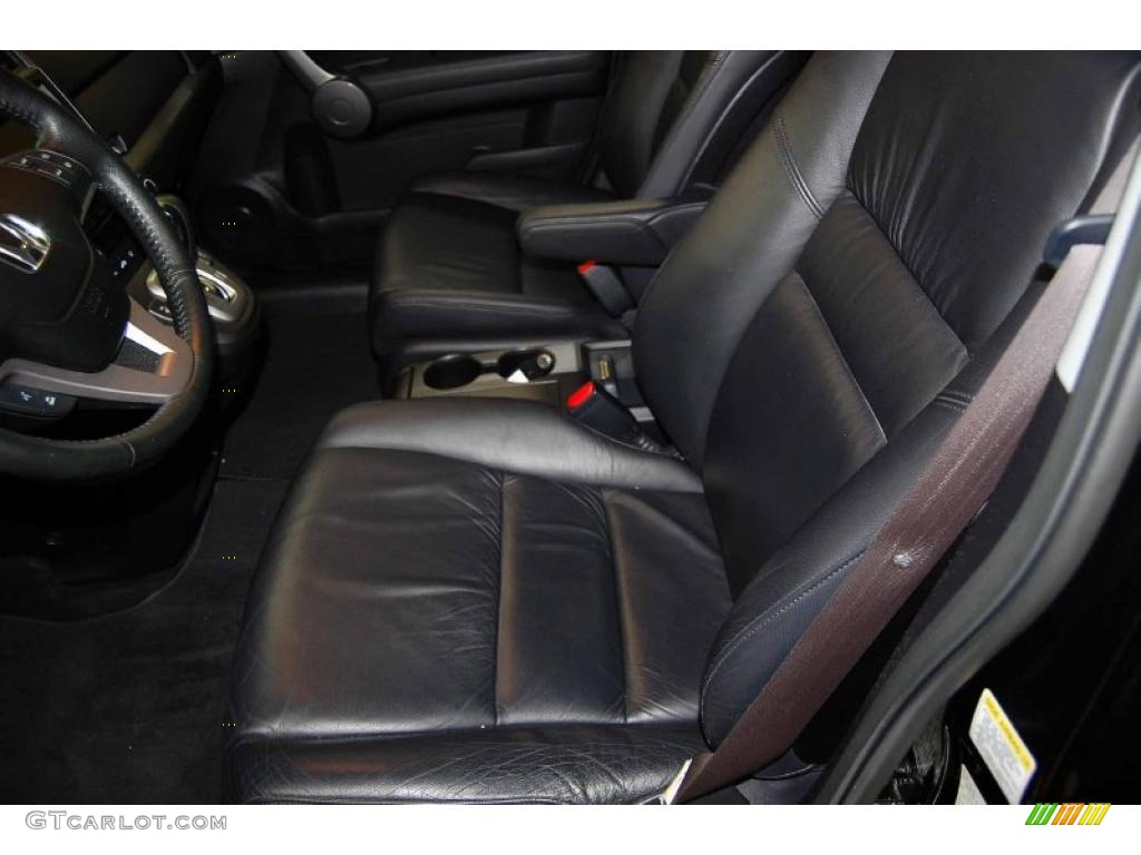 2008 CR-V EX-L - Nighthawk Black Pearl / Black photo #10