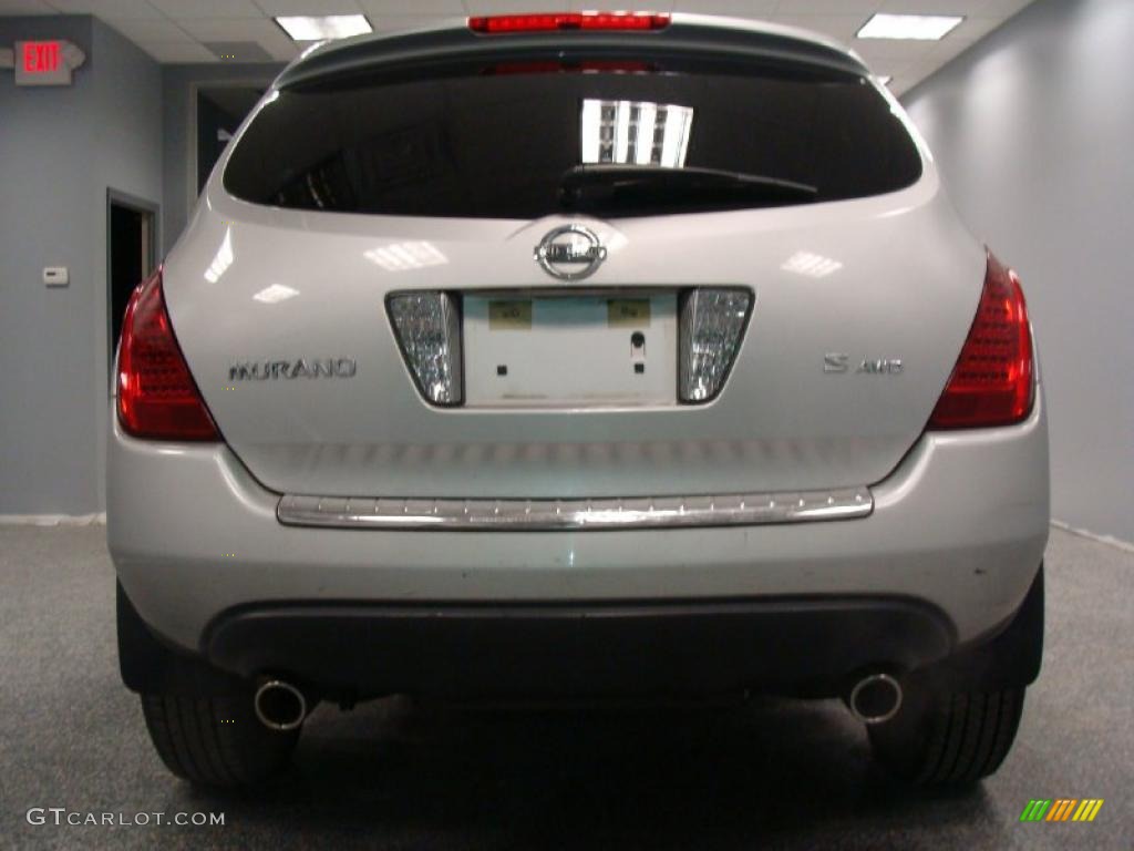 2007 Murano S AWD - Brilliant Silver Metallic / Charcoal photo #6