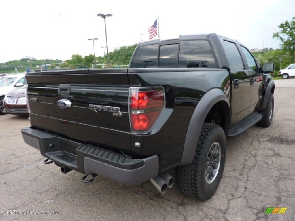 Tuxedo Black Metallic 2011 Ford F150 SVT Raptor SuperCrew 4x4 Exterior Photo #49821045