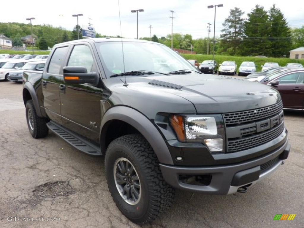 Tuxedo Black Metallic 2011 Ford F150 SVT Raptor SuperCrew 4x4 Exterior Photo #49821072