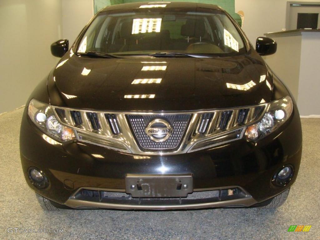 2009 Murano SL AWD - Super Black / Black photo #3