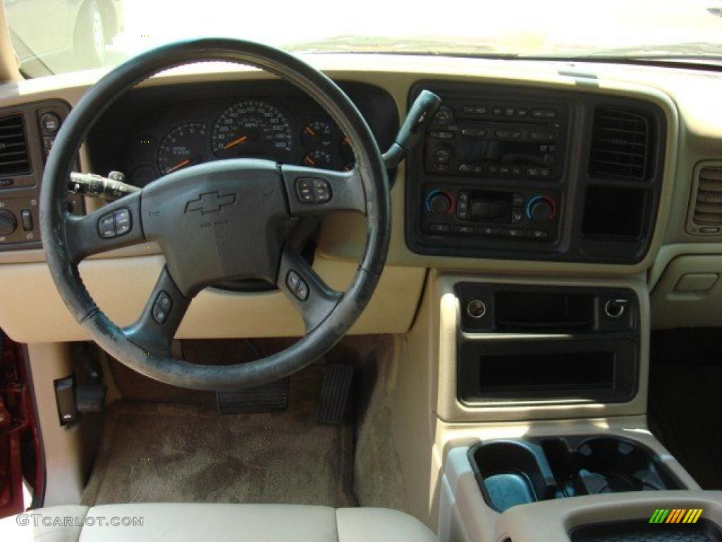 2005 Tahoe Z71 4x4 - Sport Red Metallic / Tan/Neutral photo #13