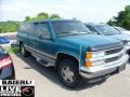 1996 Bright Teal Metallic Chevrolet C/K K1500 Extended Cab 4x4  photo #1