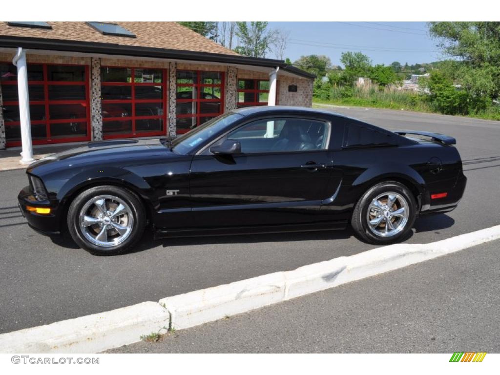 Black 2008 Ford Mustang GT Premium Coupe Exterior Photo #49823760