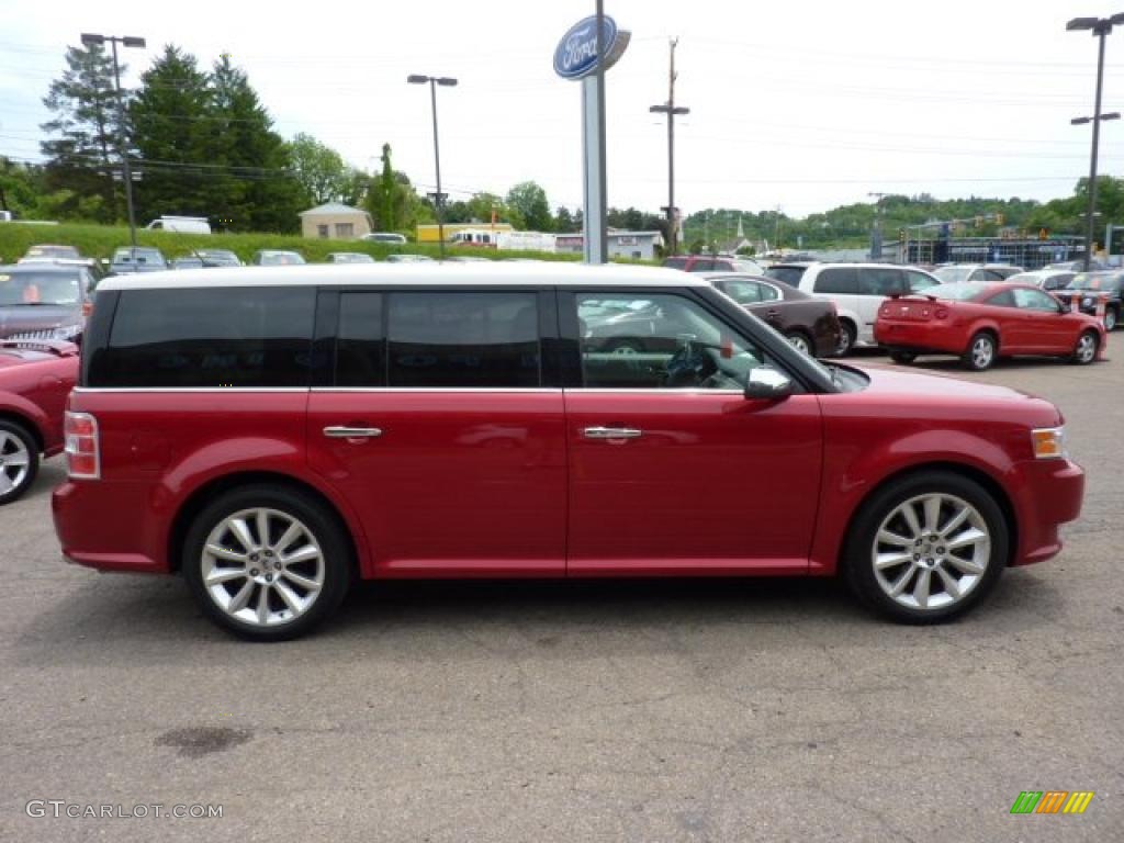 Red Candy Metallic 2010 Ford Flex Limited EcoBoost AWD Exterior Photo #49823919