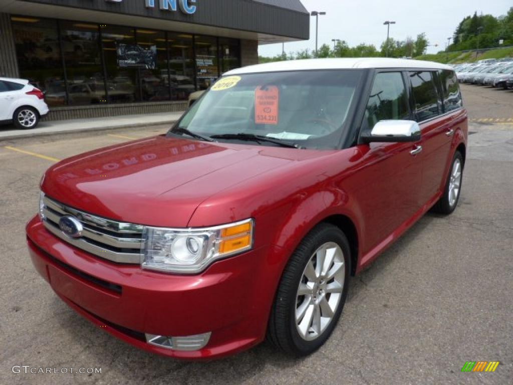 Red Candy Metallic 2010 Ford Flex Limited EcoBoost AWD Exterior Photo #49823967