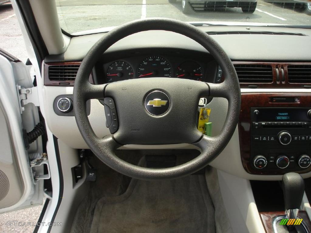 2011 Chevrolet Impala LS Gray Steering Wheel Photo #49824708