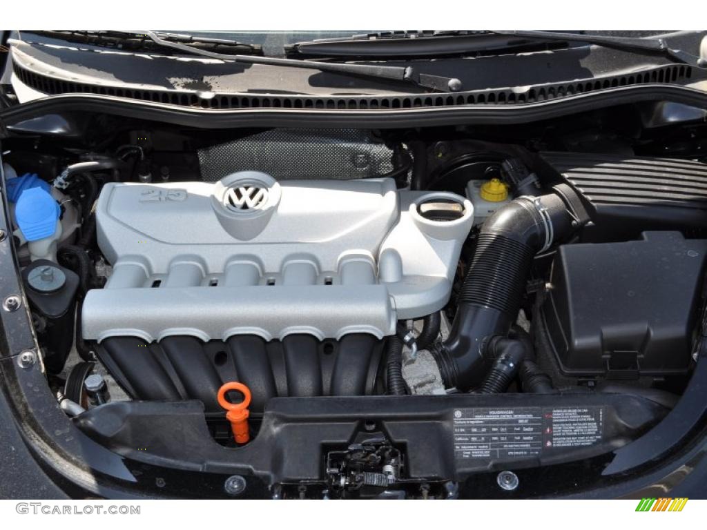 2009 Volkswagen New Beetle 2.5 Convertible 2.5 Liter DOHC 20-Valve 5 Cylinder Engine Photo #49824801