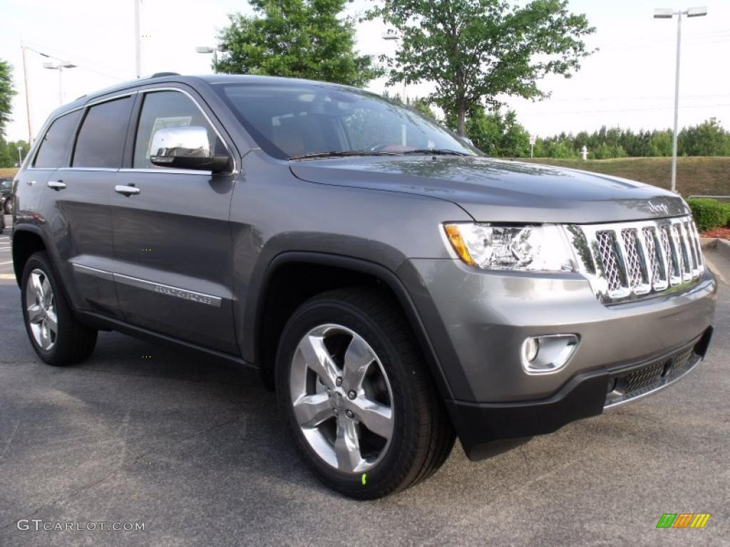 Mineral Gray Metallic 2011 Jeep Grand Cherokee Overland Exterior Photo #49826217
