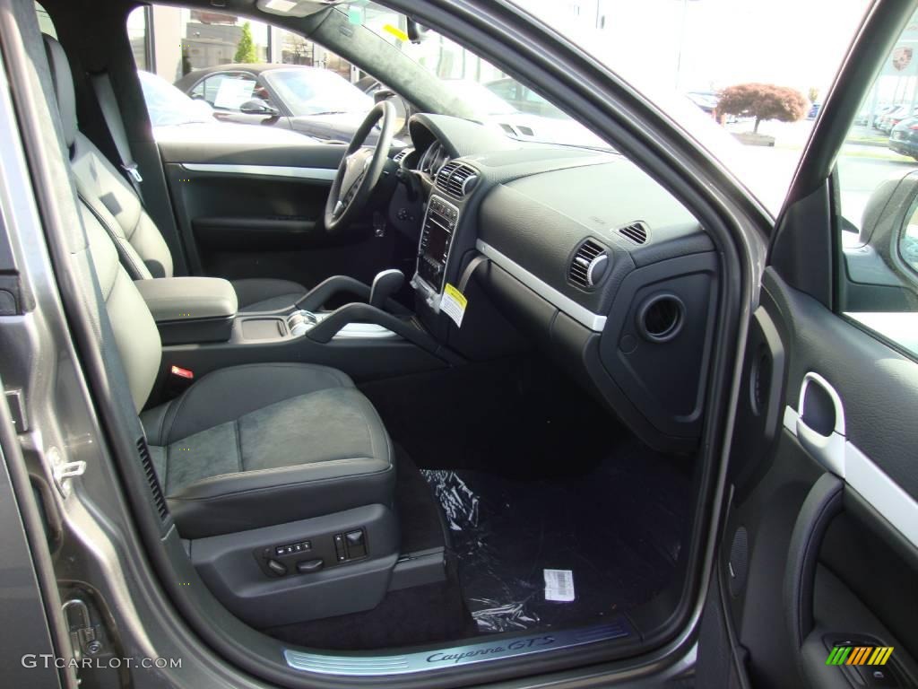 Black/Black Alcantara Interior 2010 Porsche Cayenne GTS Photo #49826490