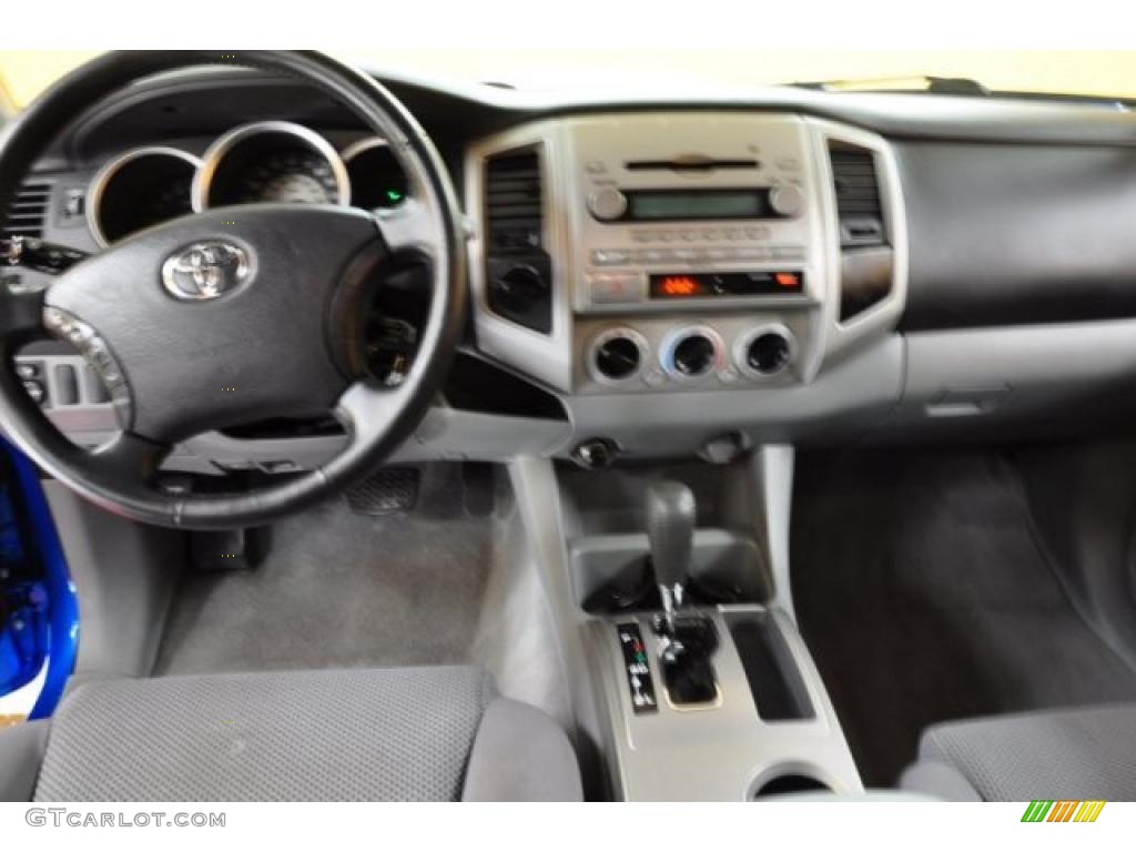 2008 Toyota Tacoma V6 TRD Sport Double Cab 4x4 Graphite Gray Dashboard Photo #49826688