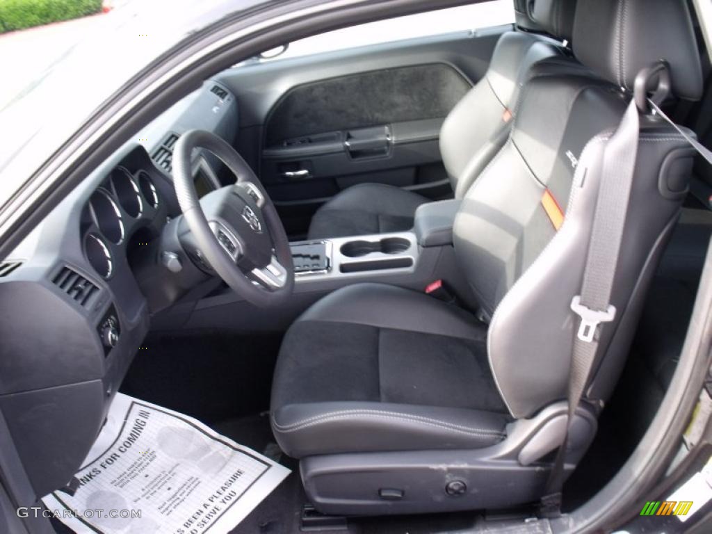 2011 Challenger SRT8 392 - Brilliant Black Crystal Pearl / Dark Slate Gray photo #7