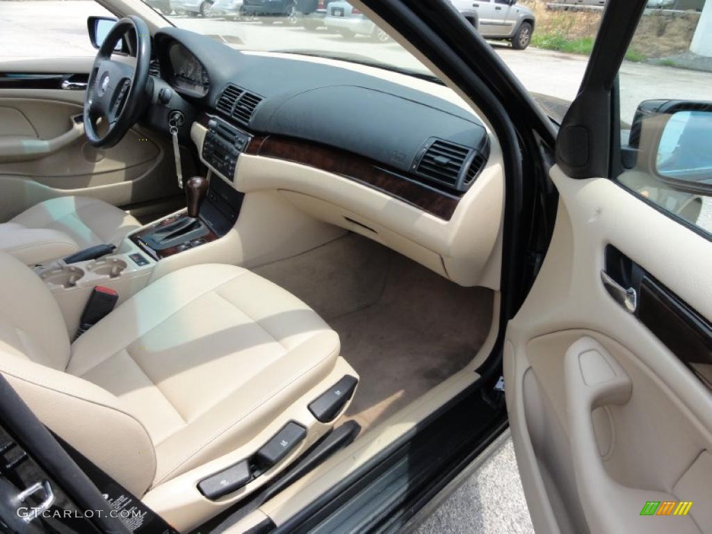 2005 3 Series 325i Sedan - Jet Black / Natural Brown photo #17