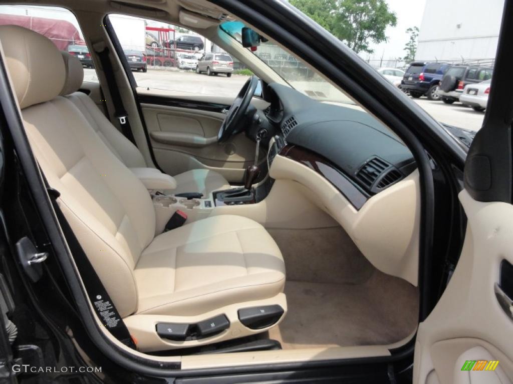 2005 3 Series 325i Sedan - Jet Black / Natural Brown photo #19