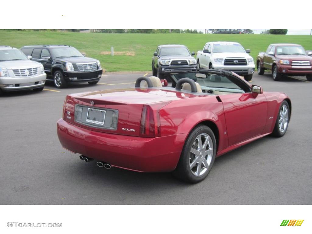 2008 XLR Roadster - Crystal Red Tintcoat / Cashmere/Ebony photo #5