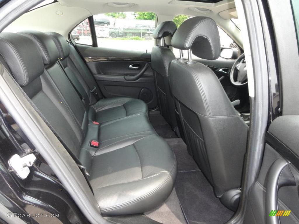 Black Interior 2008 Saab 9-3 Aero XWD Sport Sedan Photo #49828698