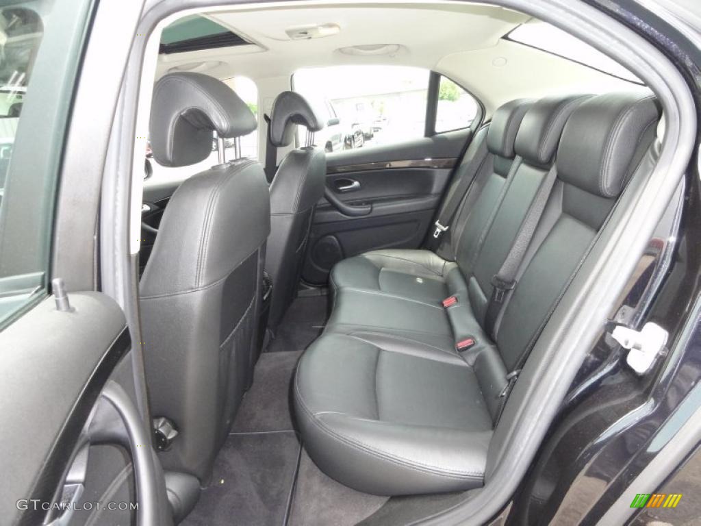 Black Interior 2008 Saab 9-3 Aero XWD Sport Sedan Photo #49828728