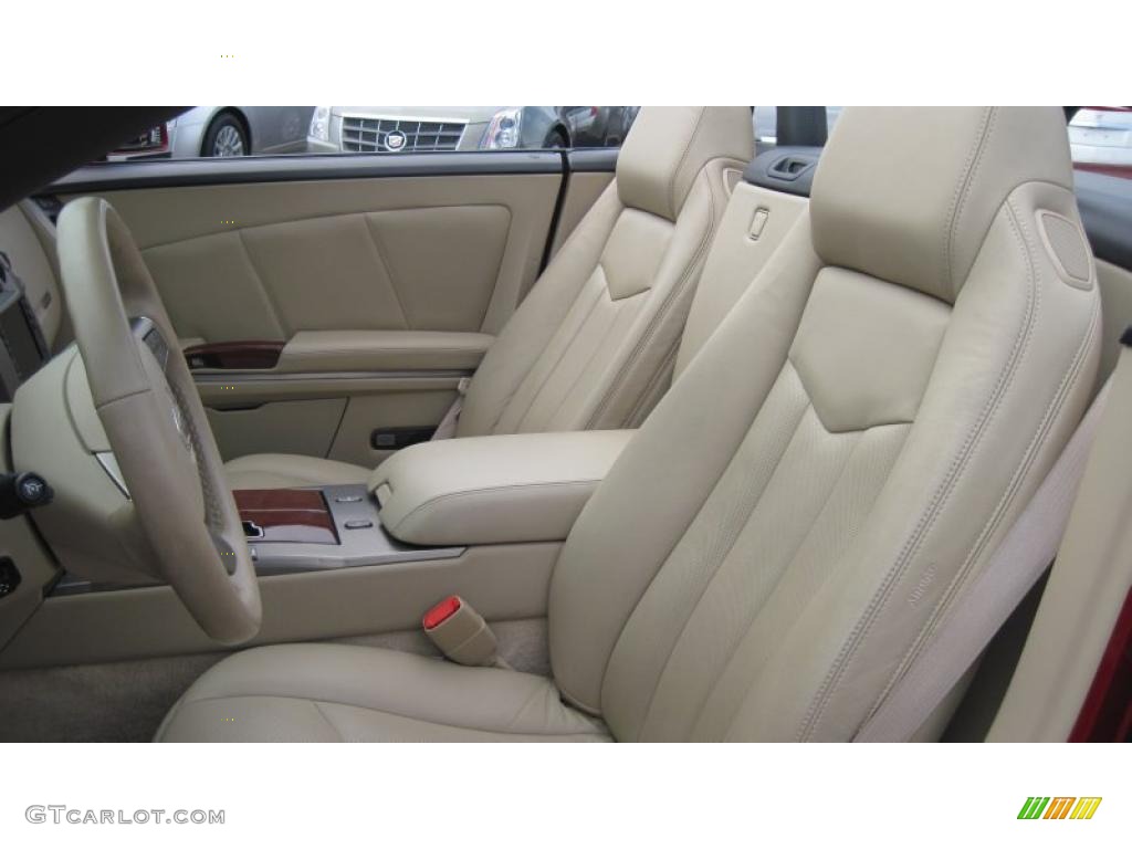 Cashmere/Ebony Interior 2008 Cadillac XLR Roadster Photo #49828785