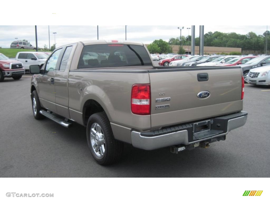 2006 F150 XLT SuperCab - Arizona Beige Metallic / Tan photo #3