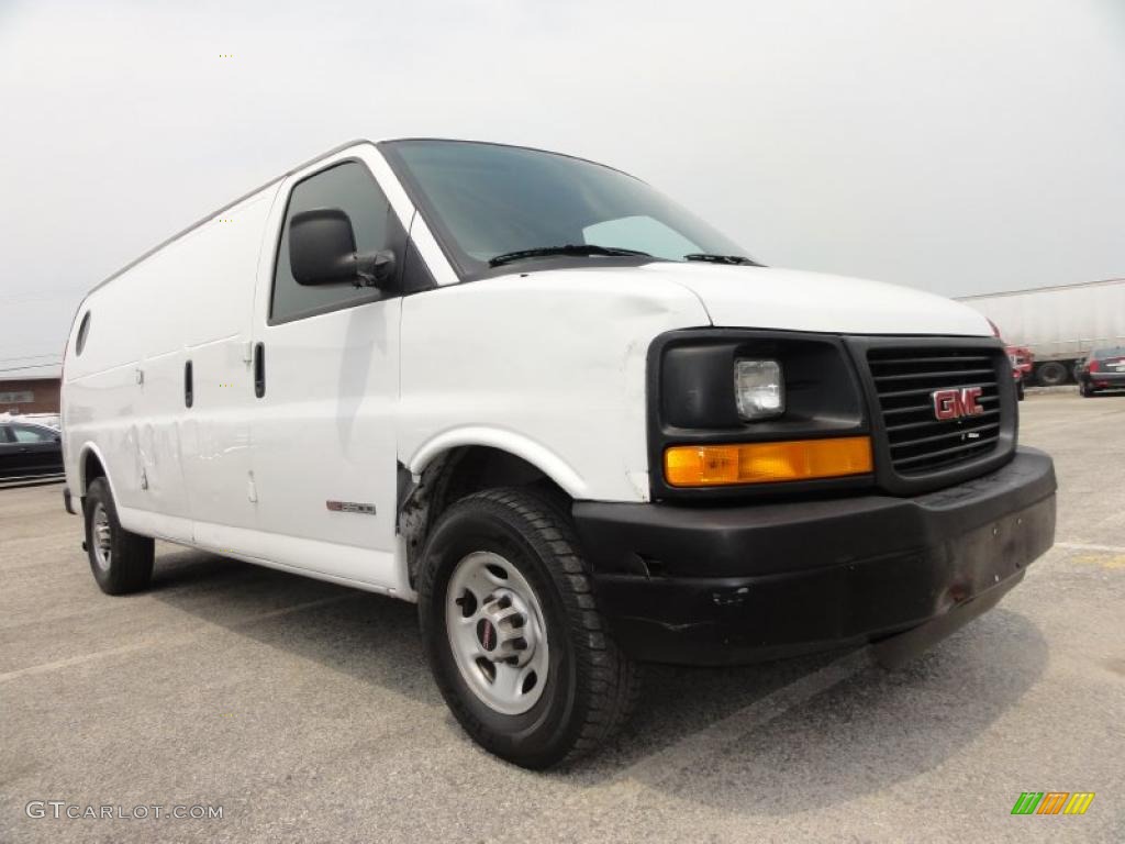 2006 Savana Van 3500 Extended Cargo - Summit White / Medium Pewter photo #5