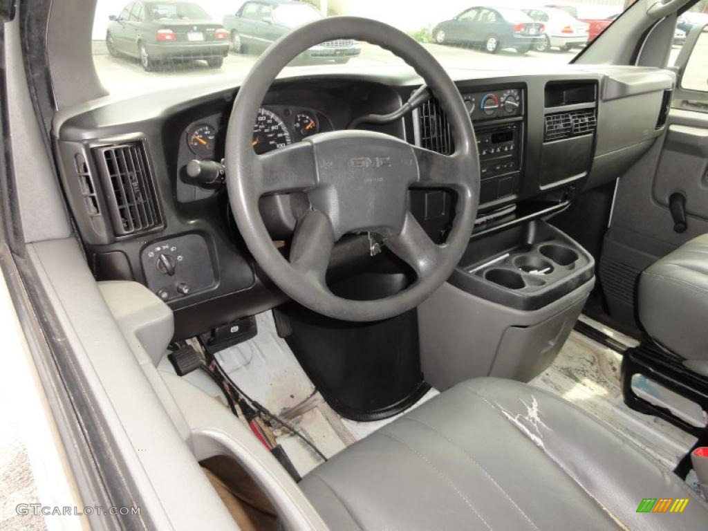 2006 Savana Van 3500 Extended Cargo - Summit White / Medium Pewter photo #12