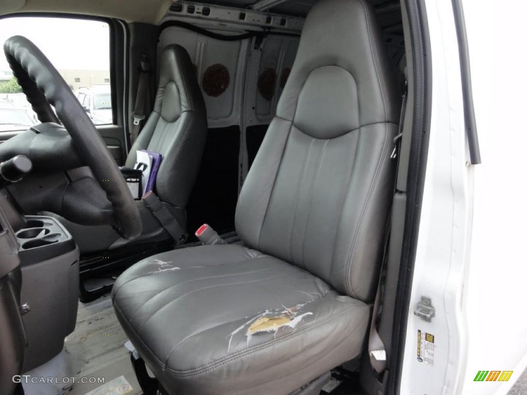 2006 Savana Van 3500 Extended Cargo - Summit White / Medium Pewter photo #16