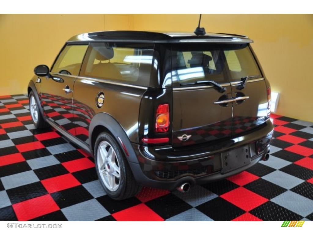 2008 Cooper S Clubman - Hot Chocolate Metallic / Checkered Carbon Black/Black photo #3