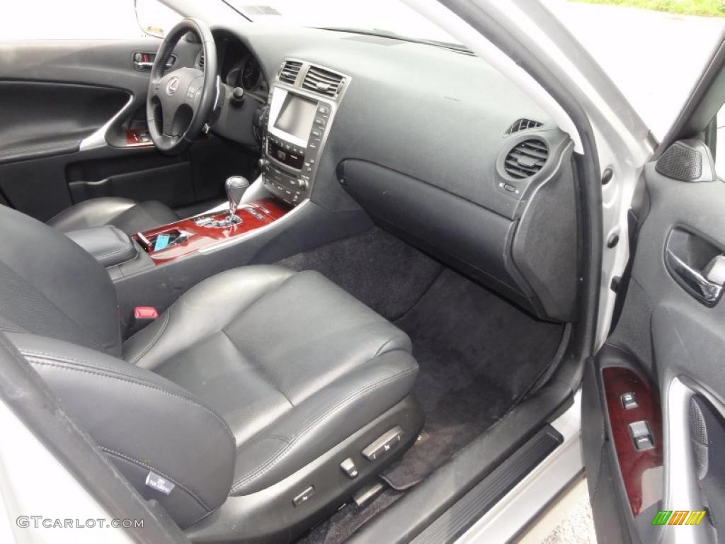 2007 IS 250 AWD - Tungsten Pearl / Black photo #18