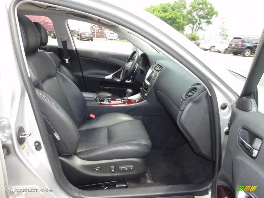 2007 IS 250 AWD - Tungsten Pearl / Black photo #20