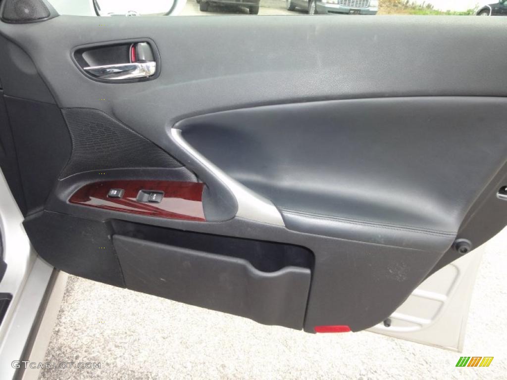 2007 IS 250 AWD - Tungsten Pearl / Black photo #24