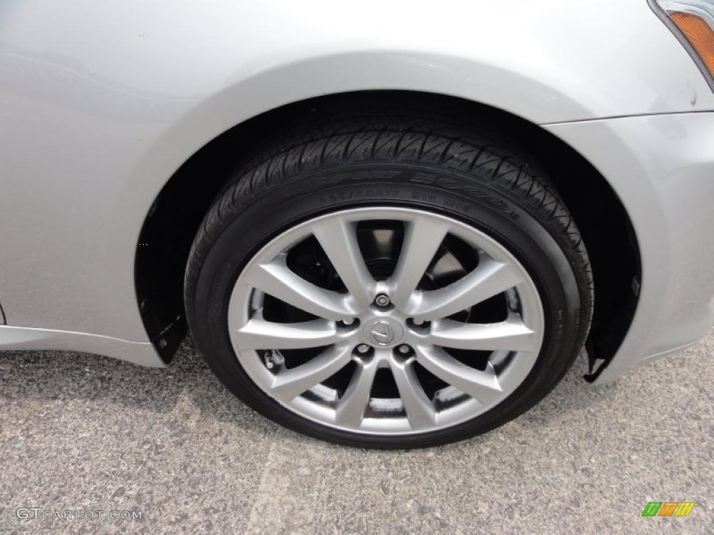 2007 IS 250 AWD - Tungsten Pearl / Black photo #33