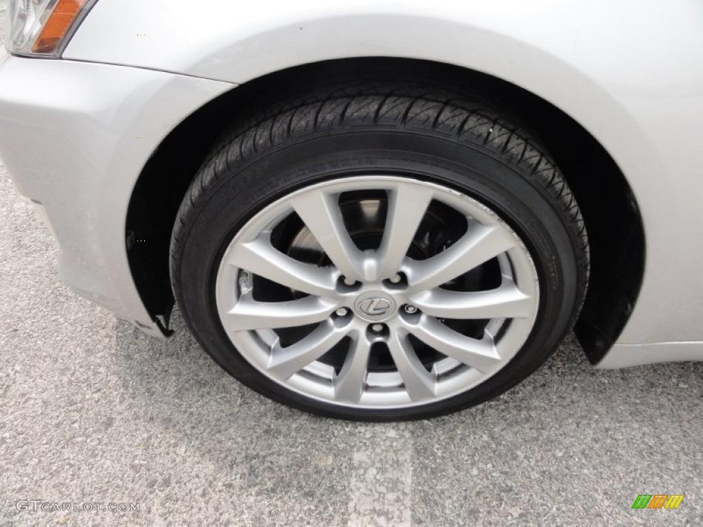 2007 IS 250 AWD - Tungsten Pearl / Black photo #35