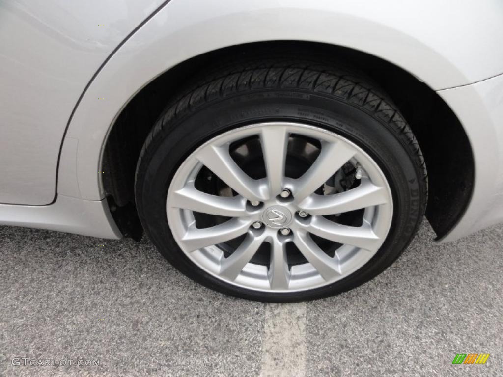 2007 IS 250 AWD - Tungsten Pearl / Black photo #36