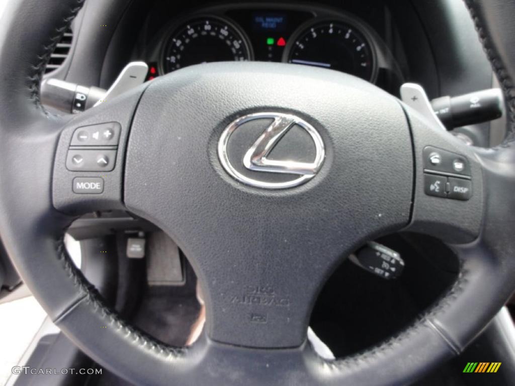 2007 IS 250 AWD - Tungsten Pearl / Black photo #48