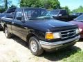 1995 Black Ford Ranger XL Regular Cab  photo #3