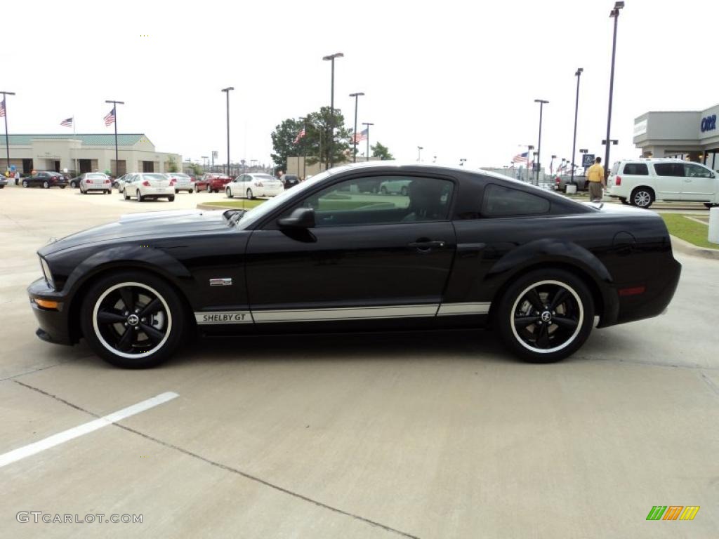 2007 Mustang Shelby GT Coupe - Black / Light Graphite photo #3