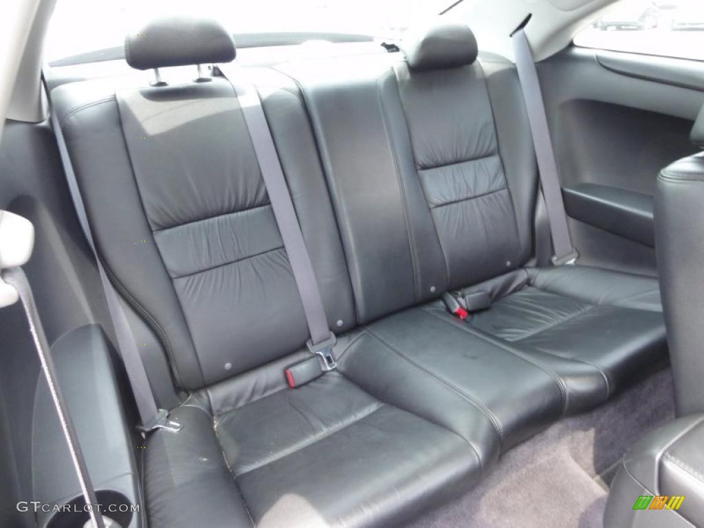 2006 Accord EX-L V6 Coupe - Nighthawk Black Pearl / Black photo #24
