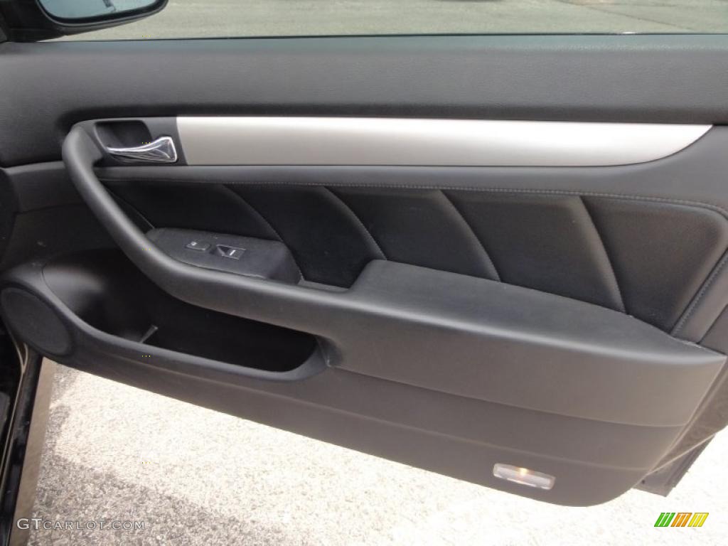 2006 Accord EX-L V6 Coupe - Nighthawk Black Pearl / Black photo #25