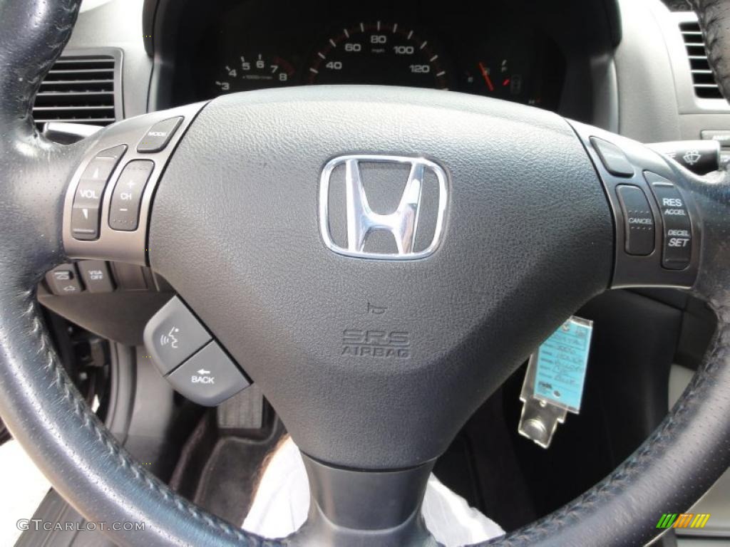 2006 Accord EX-L V6 Coupe - Nighthawk Black Pearl / Black photo #44