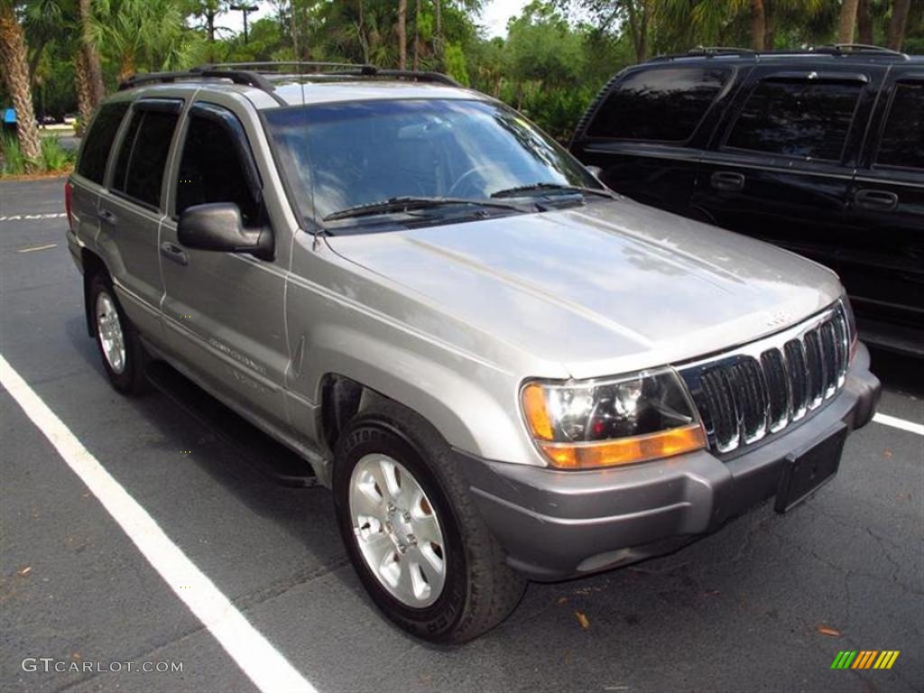 2001 Grand Cherokee Laredo 4x4 - Silverstone Metallic / Agate photo #1